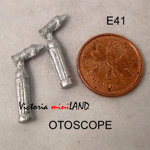 OTOSCOPE  2pcs 1"L unfinished DIY metal miniature for dollhouse - Do it yourself