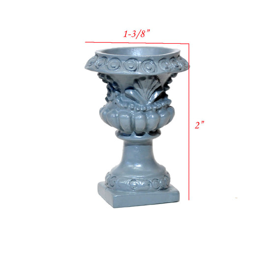 DIY Pedestal Planter Urn -* ready to paint 1:12 scale dollhouse miniature