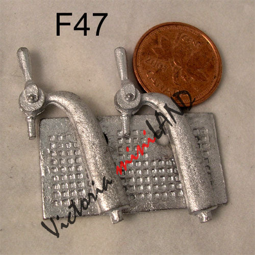 Farbdose Gallone 3/4"H unfertige DIY Metallminiatur für Puppenhaus - Do it yourself