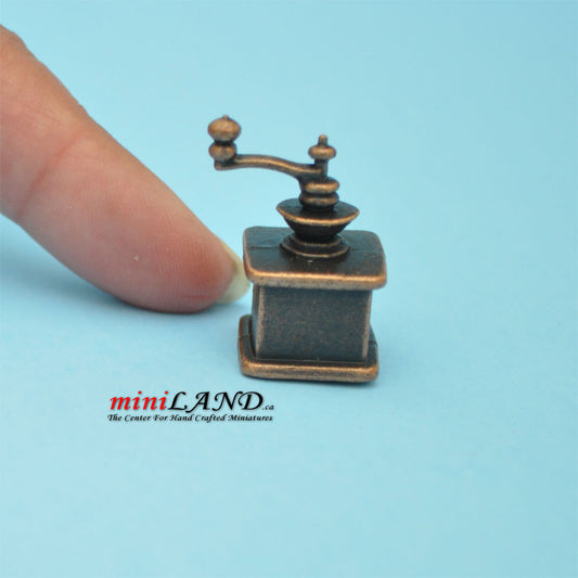Old style coffee grinder dollhouse miniature 1:12 scale