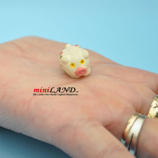 Cute kid piggy bank dollhouse miniature 1:12 scale
