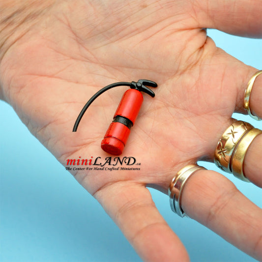 Fire extinguisher  dollhouse miniature 1:12 scale
