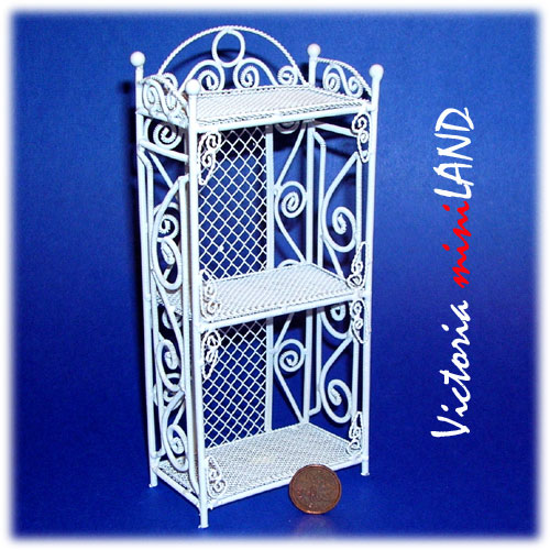 Wire Book Shelf TMIL1002 for 1:12 dollhouse miniature