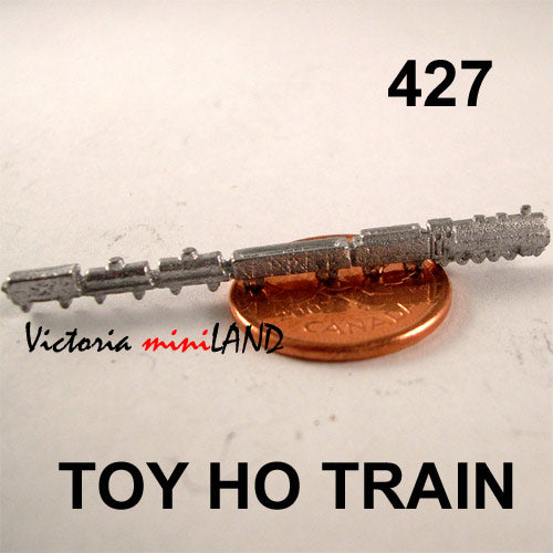TOY HO TRAIN 2" de long miniature en métal à monter soi-même pour maison de poupée