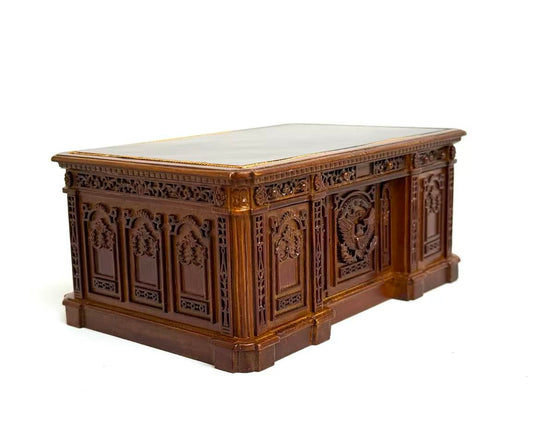 Coming soon - Miniature Resolute Desk & Chair Set – Historic Presidential Replica, 1:12 Scale, Perfect for Dollhouses & Collectors