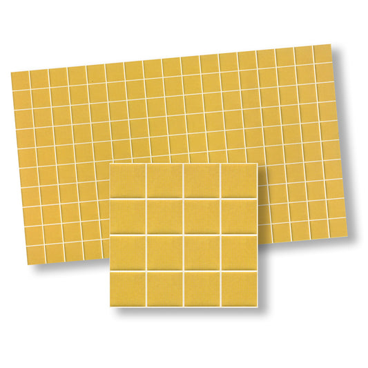 1:12 Scale Dollhouse Wall Tile  Mustard Yellow