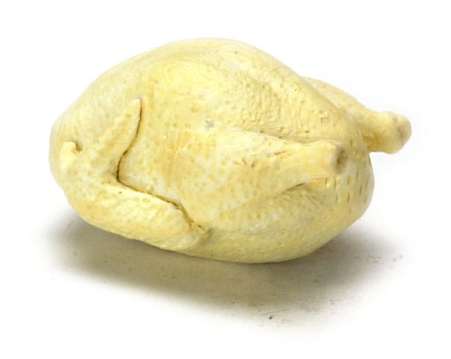 PETITE DINDE JAUNE miniature pour maison de poupée 1:12