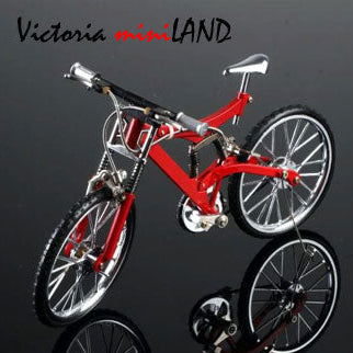Mini Mountain bikes 1:10 scale metal Alloy DIY Bicycle Die-cast DIY bike model