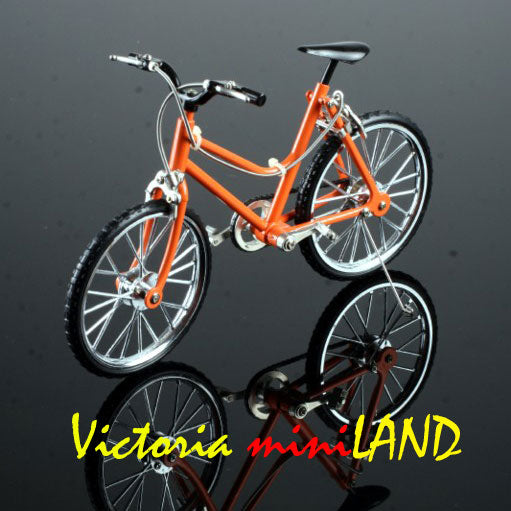 Mini Woman 1:10 scale metal Alloy DIY Bicycle Die-cast DIY bike model