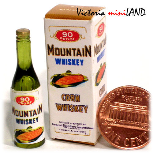 Lot de 3 bouteilles de vin en bois pour maison de poupée miniature à l'échelle 1:12