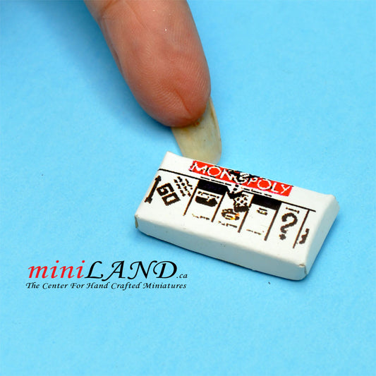 Monopoly box toy Dollhouse Miniature 1:12