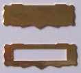Mail Slot, Brass, 1/Pk 1:12 scale