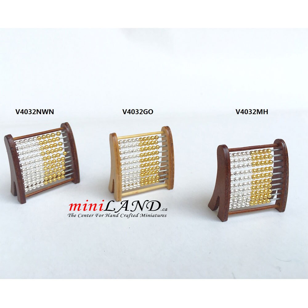 Quality Abacus dollhouse miniature 1:12 scale school desk child room V4032 MH
