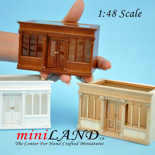 1:48 1/4" quarter scale Landygo store roombox dollhouse fast assembly kit - Top Quality
