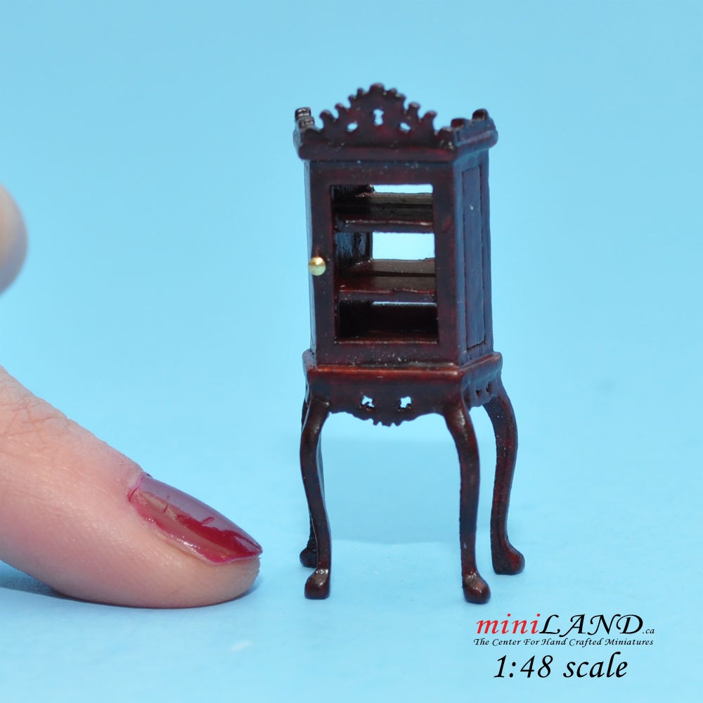 1:48 1/4" quarter scale Etagere china display Top quality MH dollhouse miniature