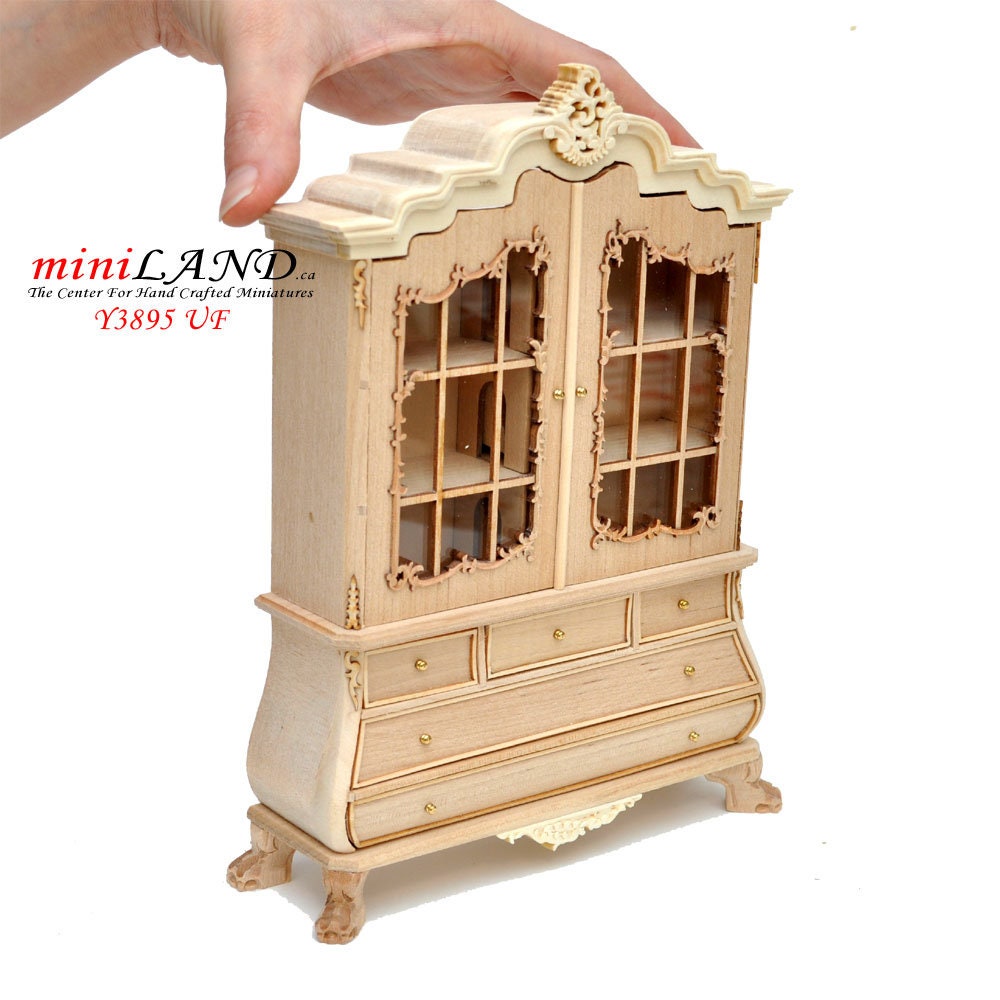 Dutch baby 1:12 scale dollhouse for dollhouse  Armoire  MINIATURES 3895 UF Unfinished