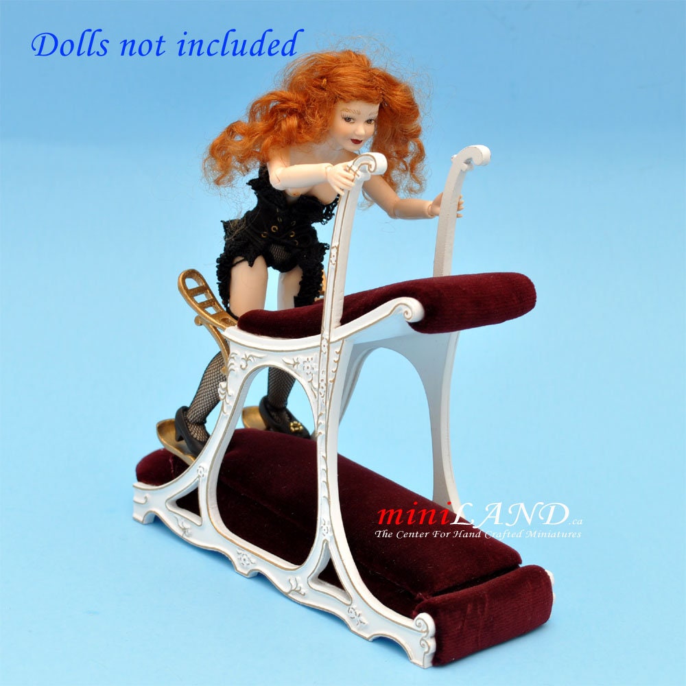 Prince Bertie love seat chair dollhouse miniature 1:12 scale Paris Le Chabanais brothel *** limited addition *** B V4025 siège d'amour