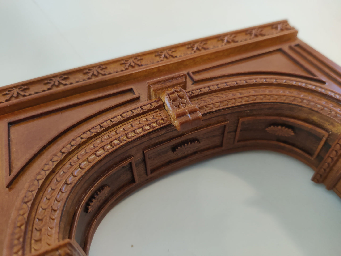 Archway doorway unit Dollhouse miniature furniture Manor wall panel roombox 6.9"W 1:12 Scale door