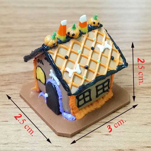 Gingerbread house Halloween 1:12 Scale dollhouse miniature handmade food GBHH2