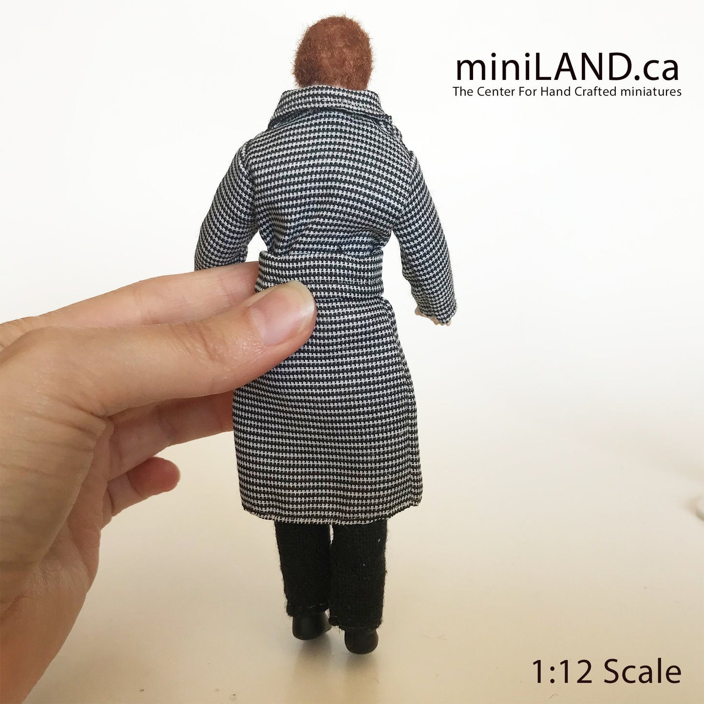 Bendable Doll for 1:12 Dollhouse - French Groom  husband wedding love  mini porcelain with bending parts for position positioning bend dolls