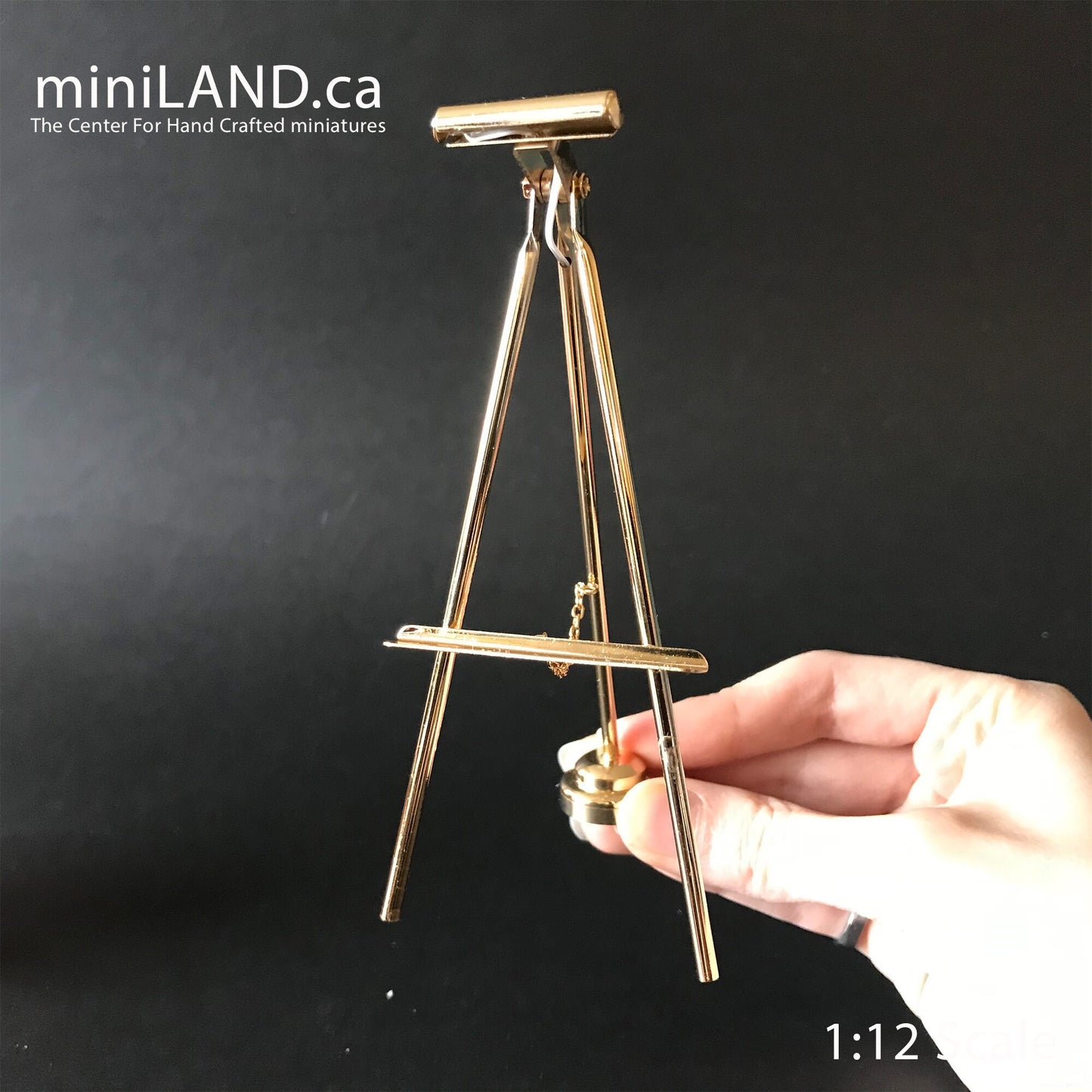 Chevalet lampe LED pour maison de poupée, lampe miniature à piles, interrupteur marche/arrêt, support de tableau, peinture super brillante, fonctionne avec piles