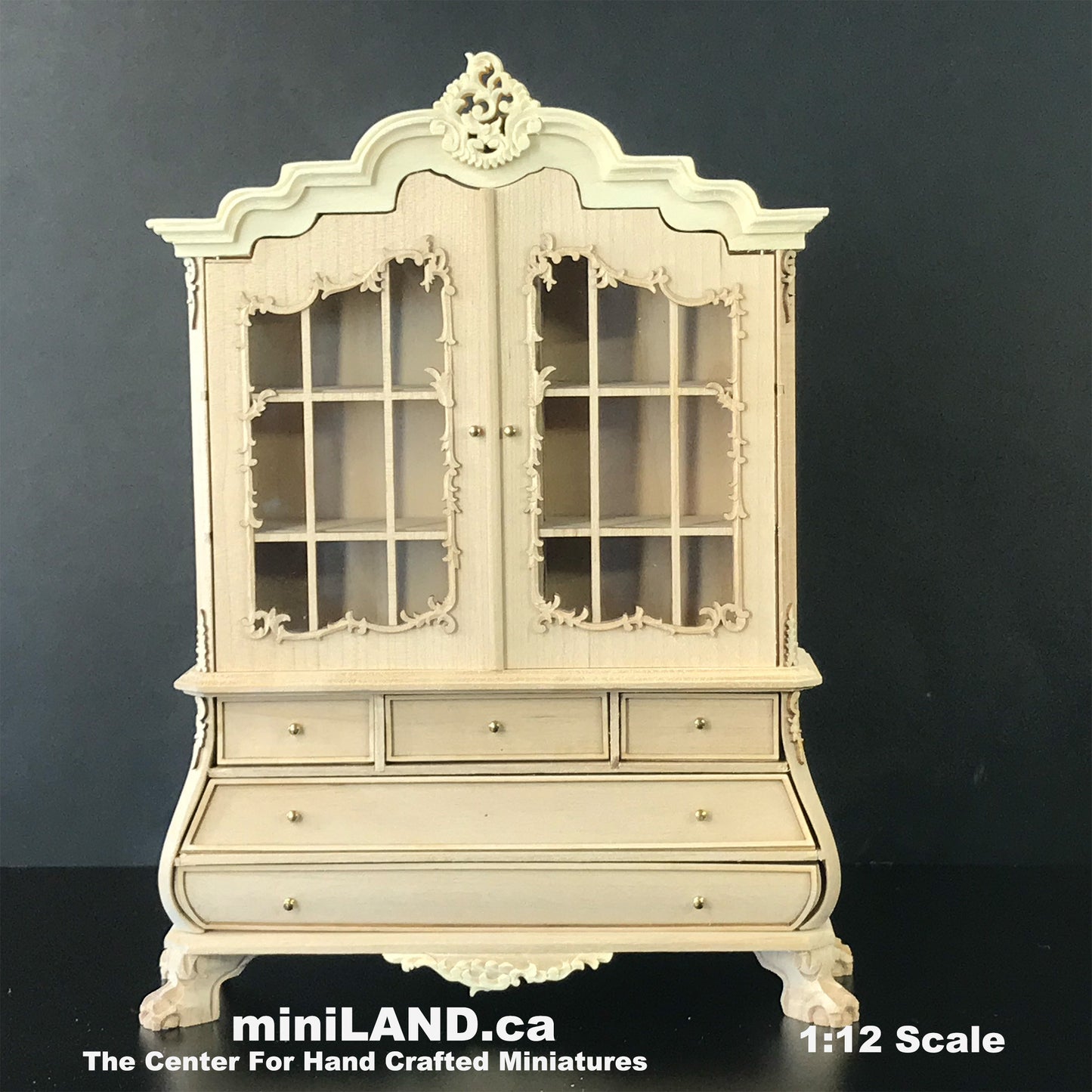 Dutch baby 1:12 scale dollhouse for dollhouse  Armoire  MINIATURES 3895 UF Unfinished