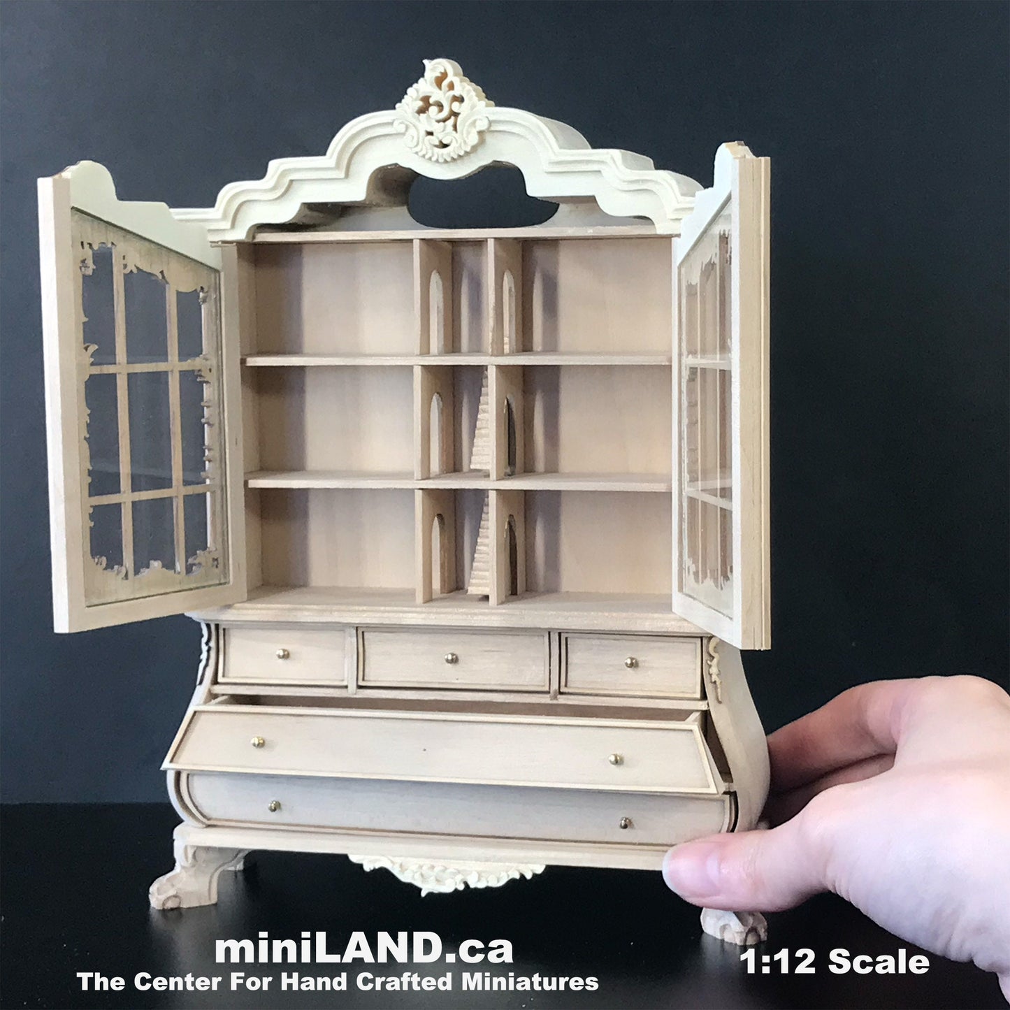 Dutch baby 1:12 scale dollhouse for dollhouse  Armoire  MINIATURES 3895 UF Unfinished