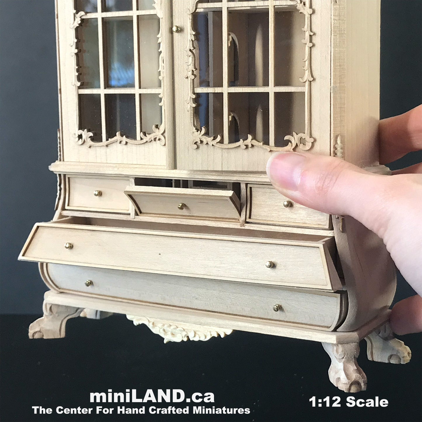 Dutch baby 1:12 scale dollhouse for dollhouse  Armoire  MINIATURES 3895 UF Unfinished
