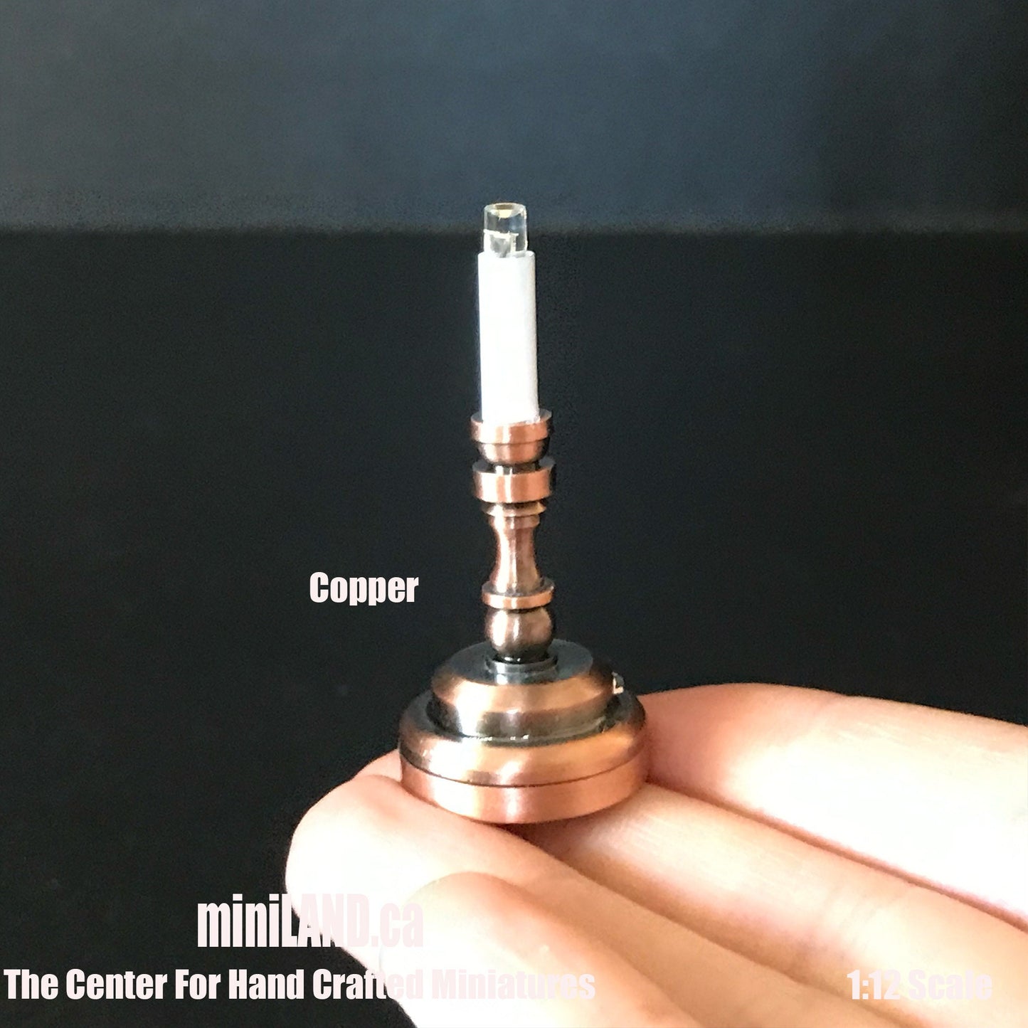 Candlestick lamp light LED Super bright with On/off switch for 1:12 dollhouse miniature candle candles