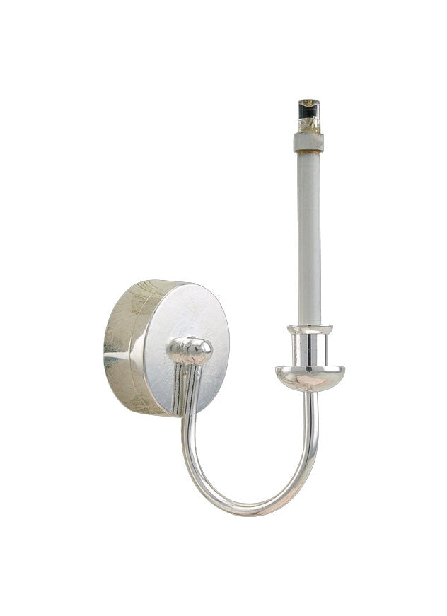 SILVER 1/6 1:6 wall candle light Lamp LED battery operated with on/off switch for 12"H fashion doll