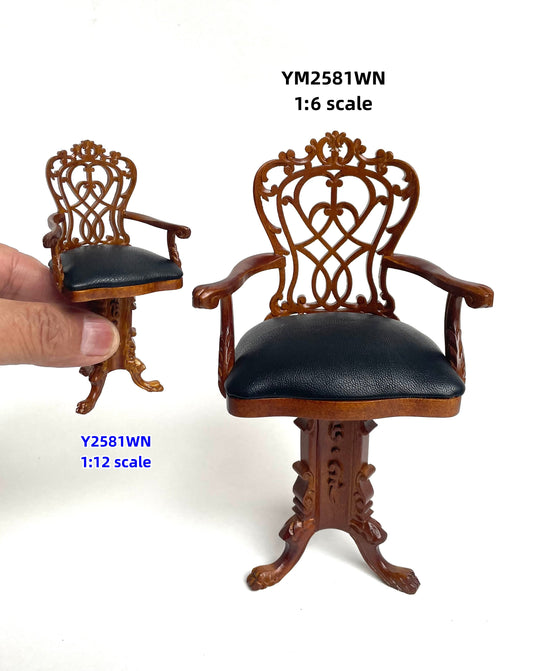 1:6 scale high stool for Roulette Casino Wheel play game Dollhouse miniature bet gamble bar pub (CHAIR ONLY) For fashion dolls
