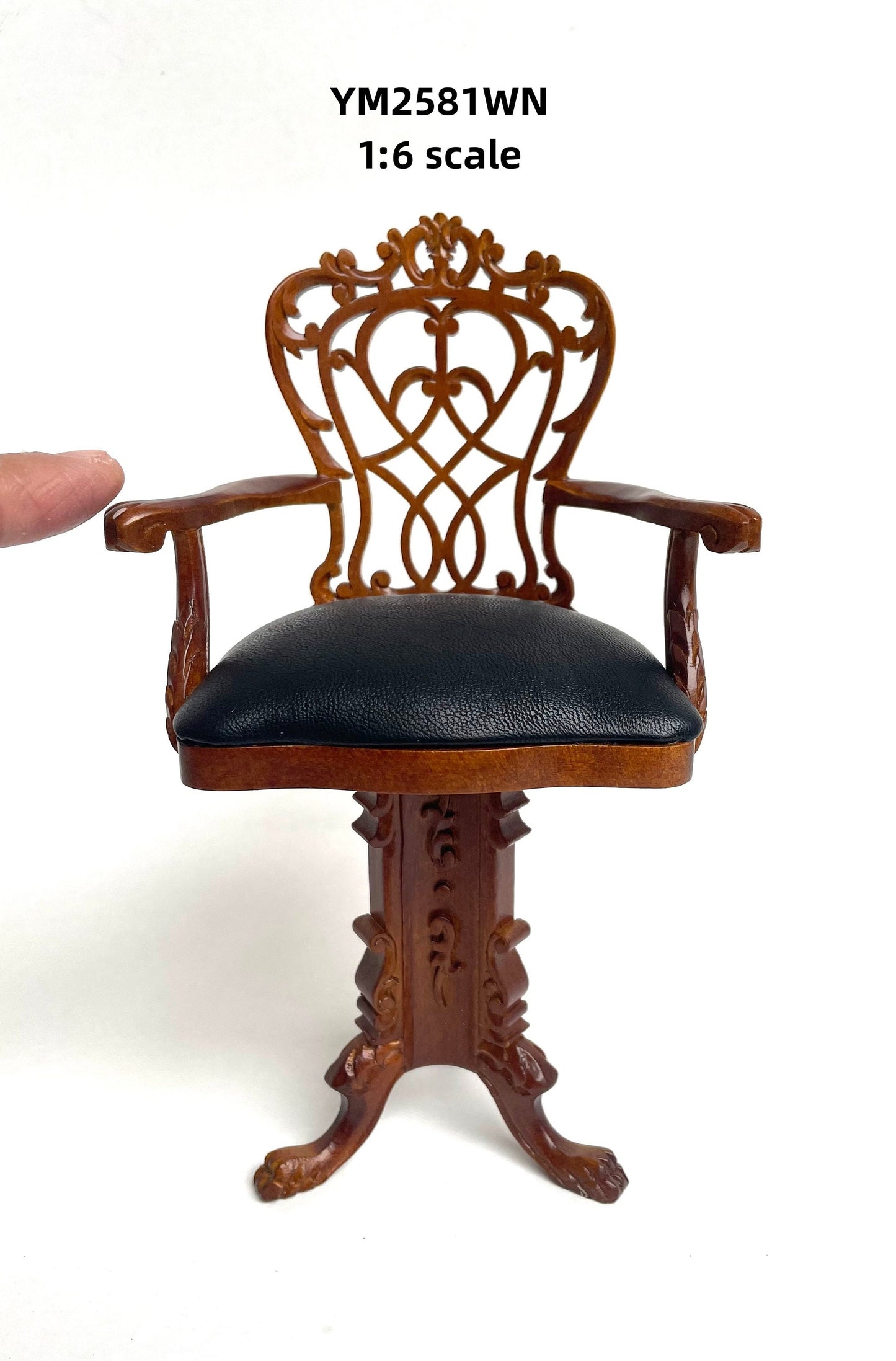 1:6 scale high stool for Roulette Casino Wheel play game Dollhouse miniature bet gamble bar pub (CHAIR ONLY) For fashion dolls