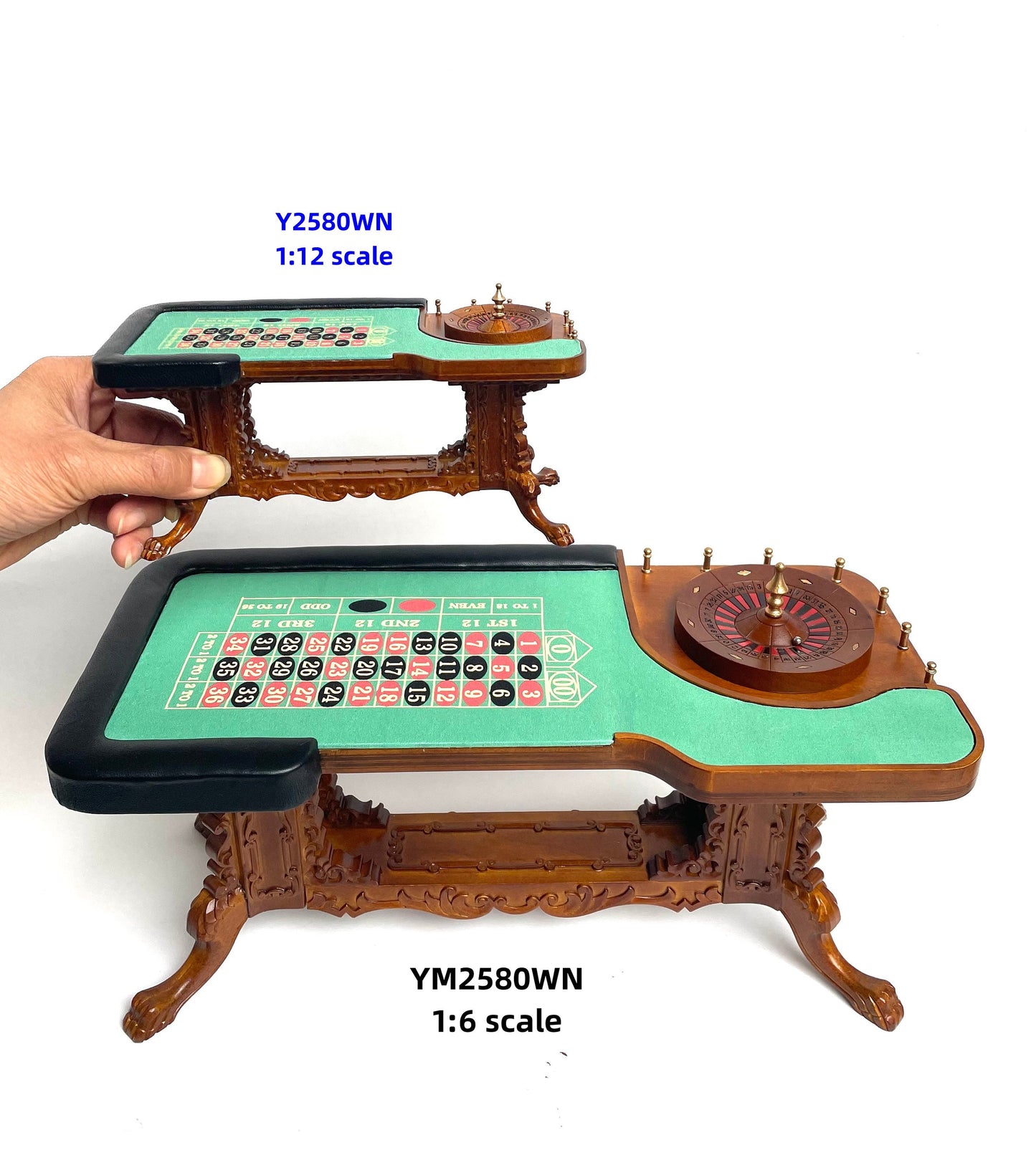 1:6 scale Roulette Casino Wheel play game Dollhouse miniature bet gamble (Table ONLY) For fashion dolls