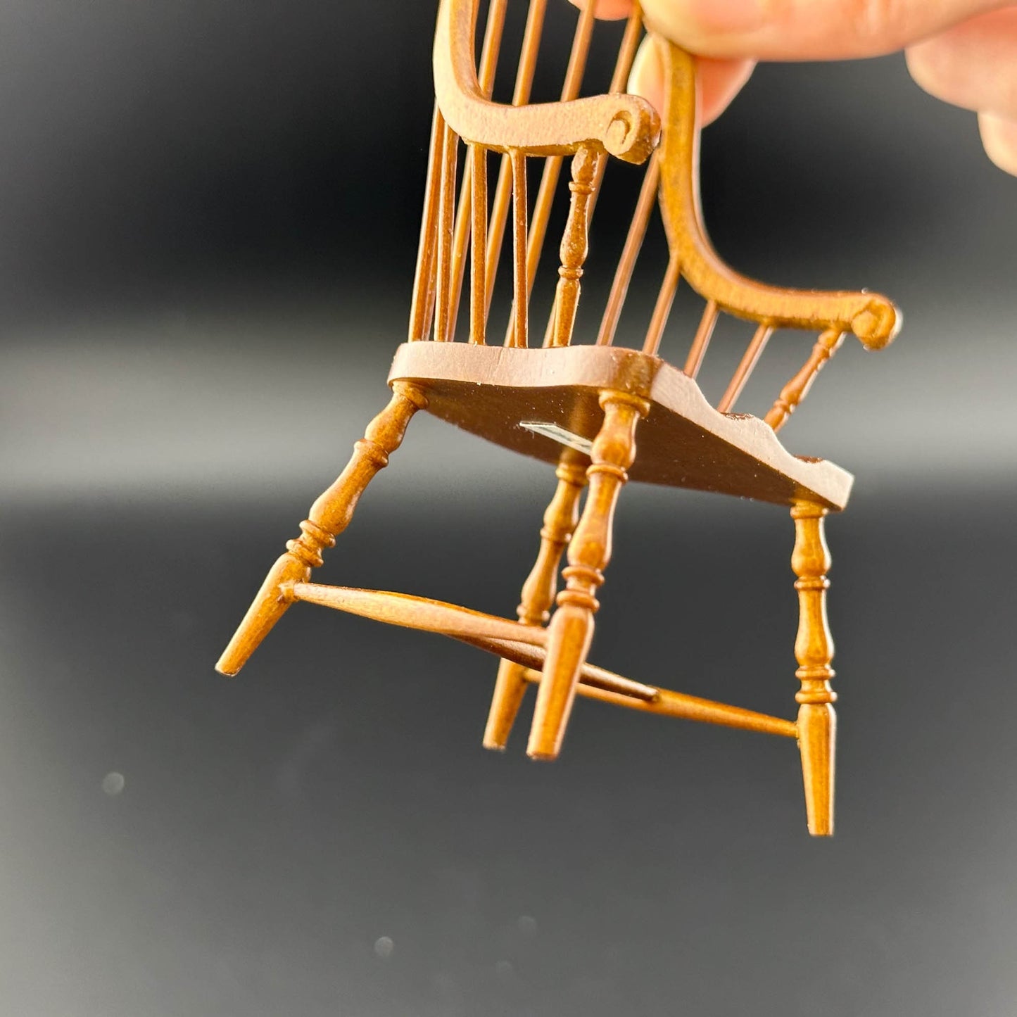 Fine Quality Windsor Chair handcrafted for 1:12 scale dollhouse miniature