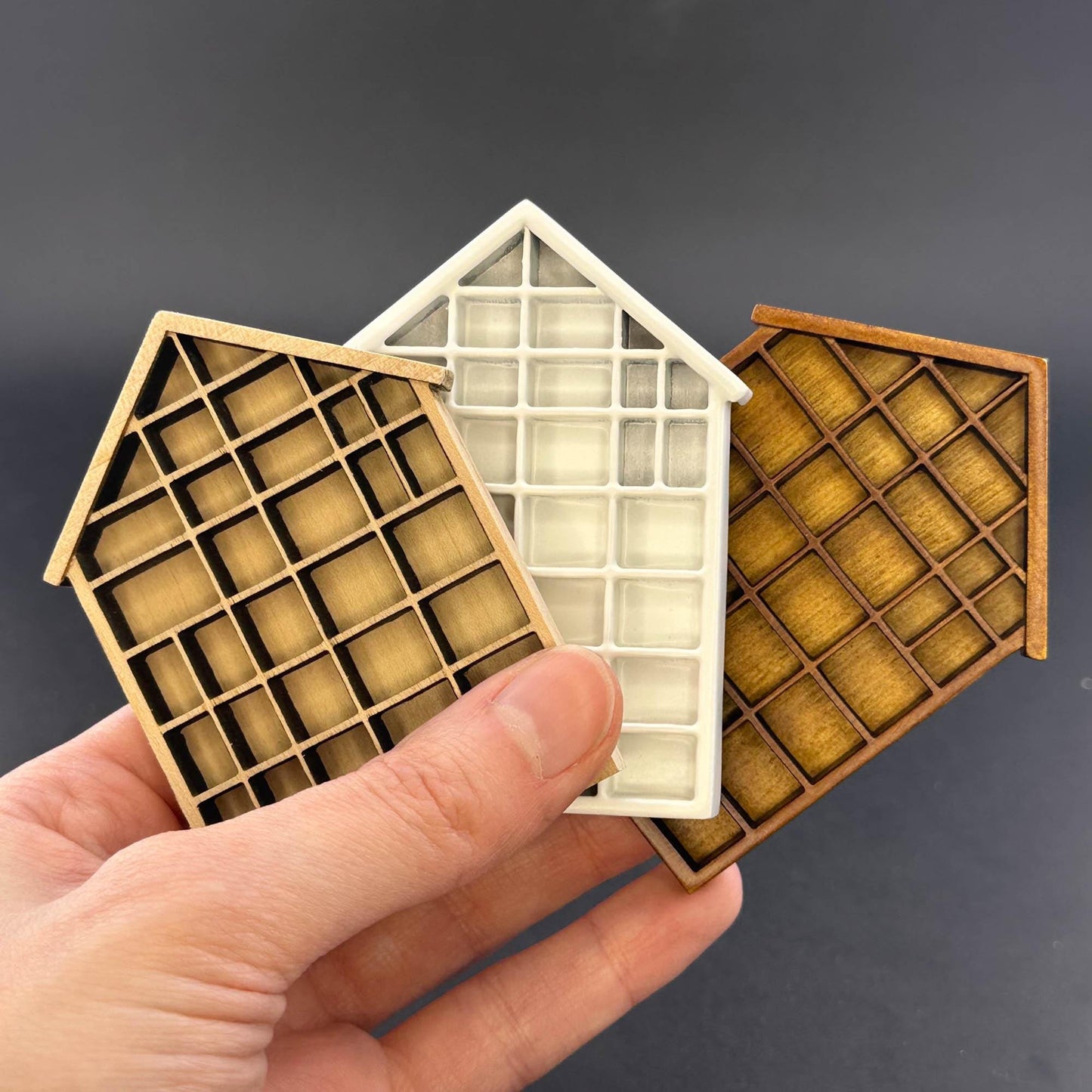 Miniature house Shadowbox Trinket Organizer or Shelf Miniature Shadow Box for 1:12 dollhouse