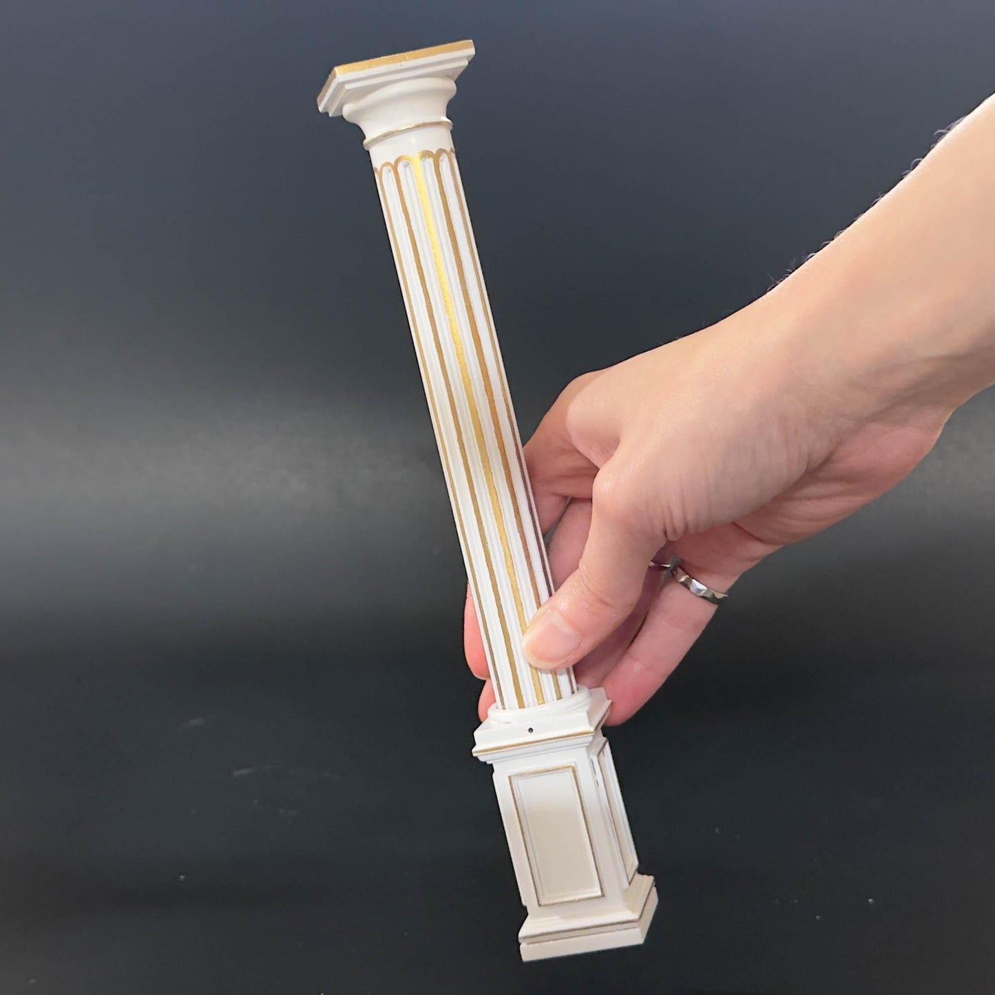 Miniature Quality round column fit ceiling height 4"-10" telescopic, wood for 1:12 dollhouse DIY