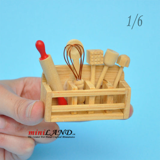 BARBIE SIZED kitchen cooking and baking set 1/6 scale 1:6