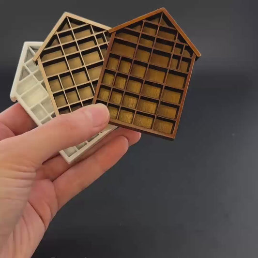 Miniature house Shadowbox Trinket Organizer or Shelf Miniature Shadow Box for 1:12 dollhouse