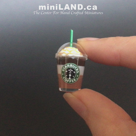 Miniature Starbucks Drink for Dollhouses – 1:12 Scale