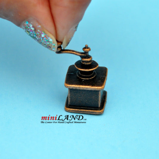 Old style coffee grinder dollhouse miniature 1:12 scale