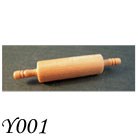 Wooden rolling pin for dollhouse miniature 1:12 scale High quality